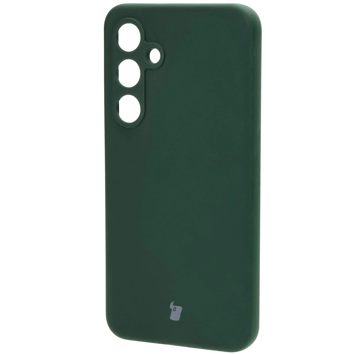 Etui Bizon Silikonowe Soft do Galaxy S24 FE Ciemnozielony