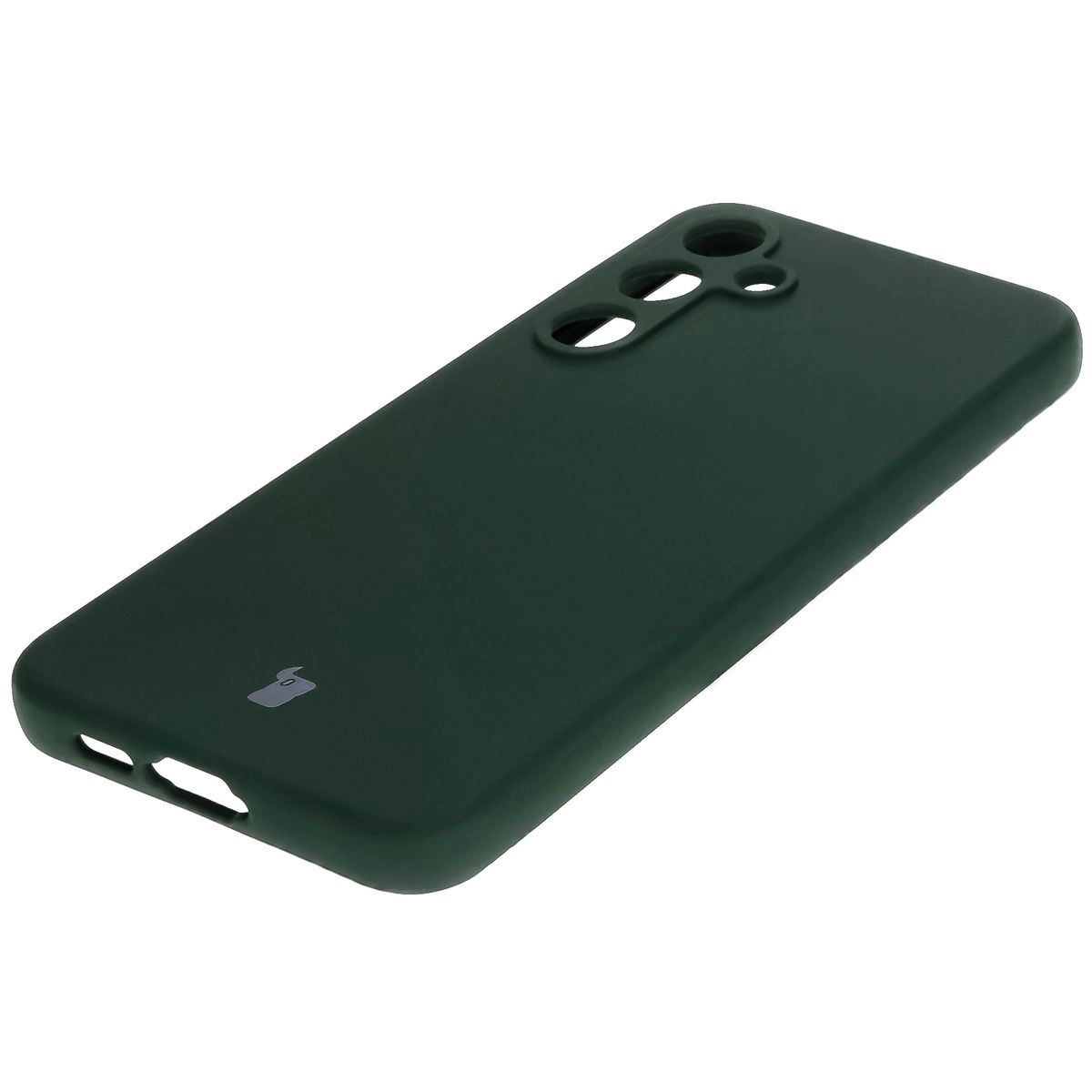 Etui Bizon Silikonowe Soft do Galaxy S24 FE Ciemnozielony