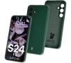 Etui Bizon Silikonowe Soft do Galaxy S24 FE Ciemnozielony