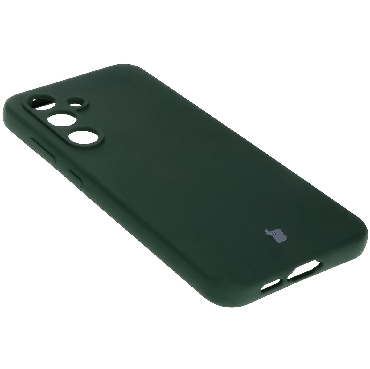Etui Bizon Silikonowe Soft do Galaxy S24 FE Ciemnozielony