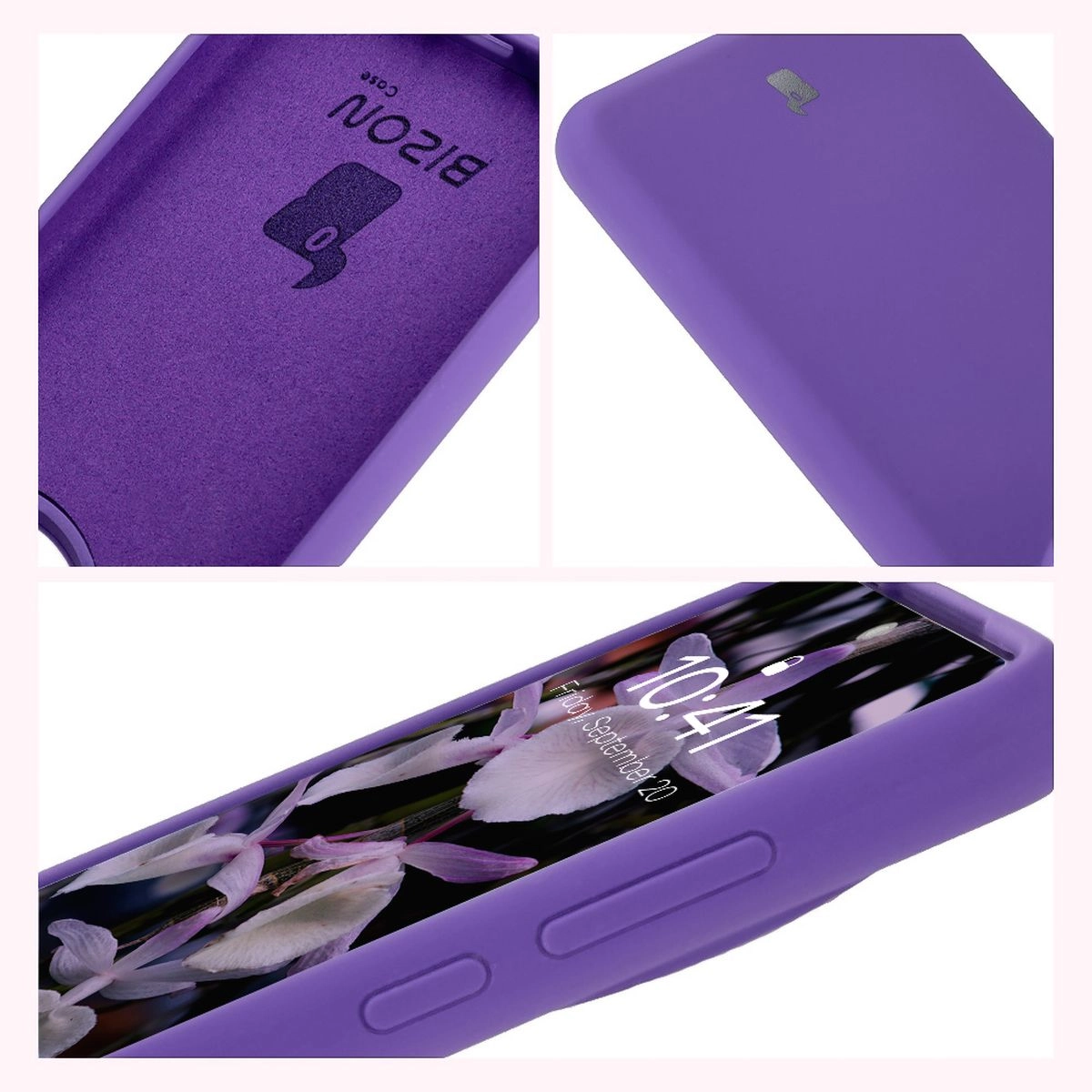 Etui Bizon Silikonowe Soft do OnePlus 13 Fioletowy