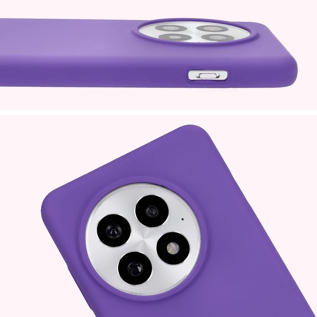 Etui Bizon Silikonowe Soft do OnePlus 13 Fioletowy