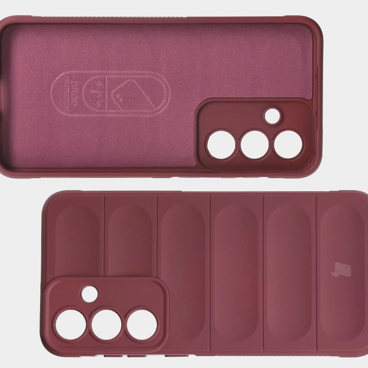 Etui Bizon Tur do Galaxy S25 Plus Ciemnofioletowy