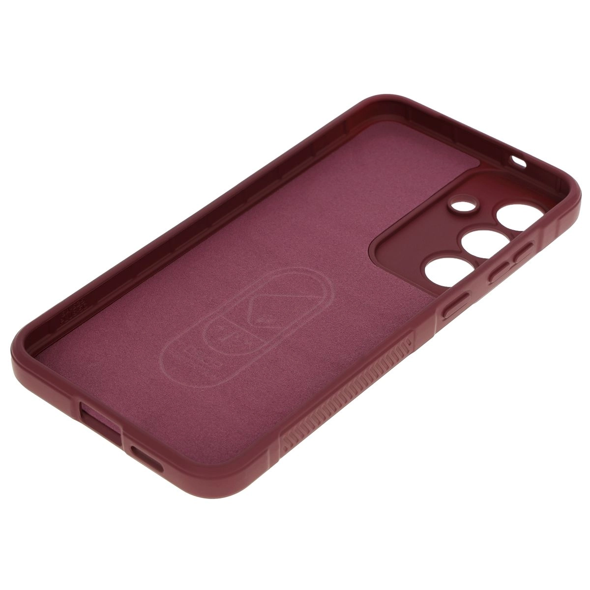 Etui Bizon Tur do Galaxy S25 Plus Ciemnofioletowy
