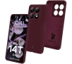 Etui Bizon Silikonowe Soft do Xiaomi 14T Pro Ciemno-fioletowy