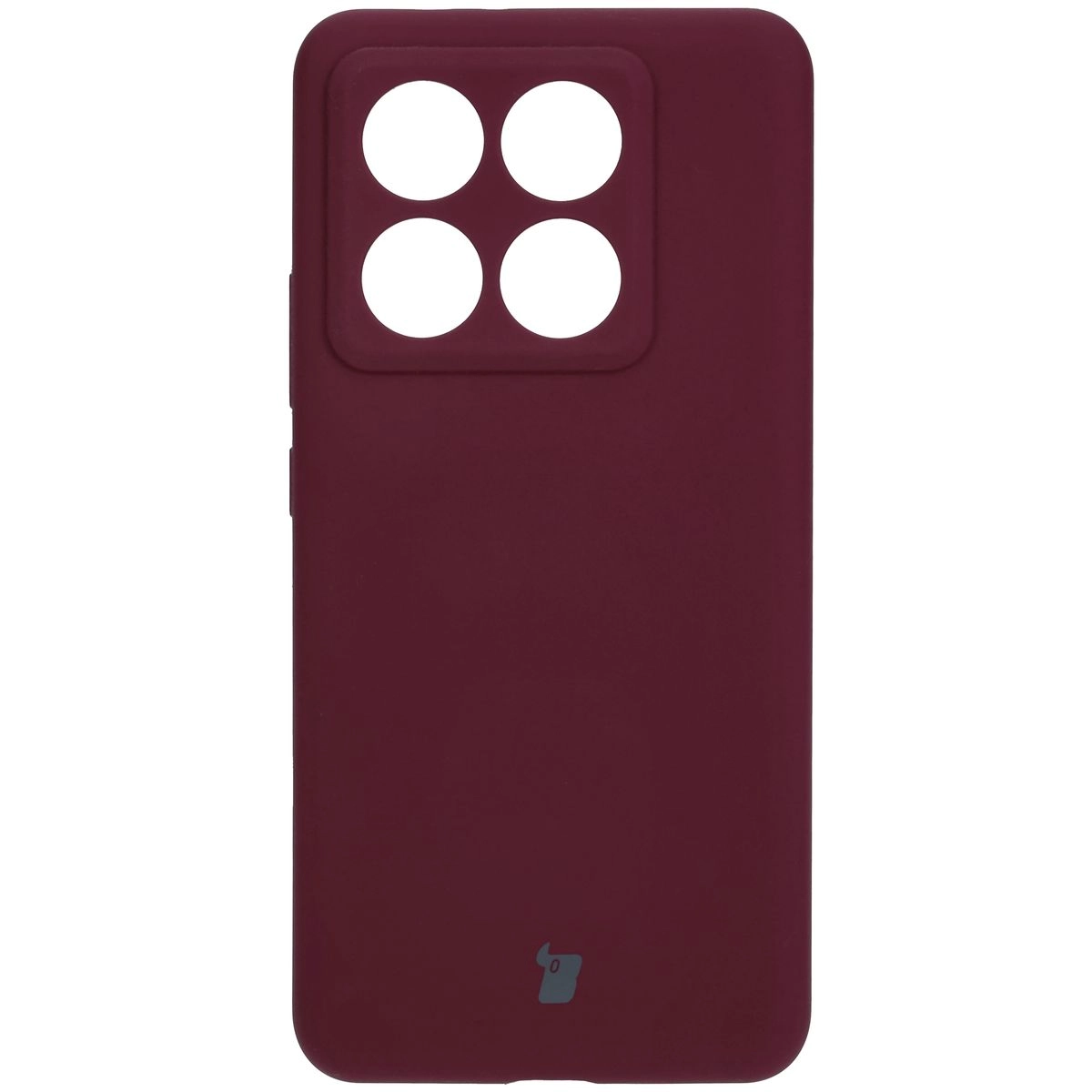Etui Bizon Silikonowe Soft do Xiaomi 14T Pro Ciemno-fioletowy