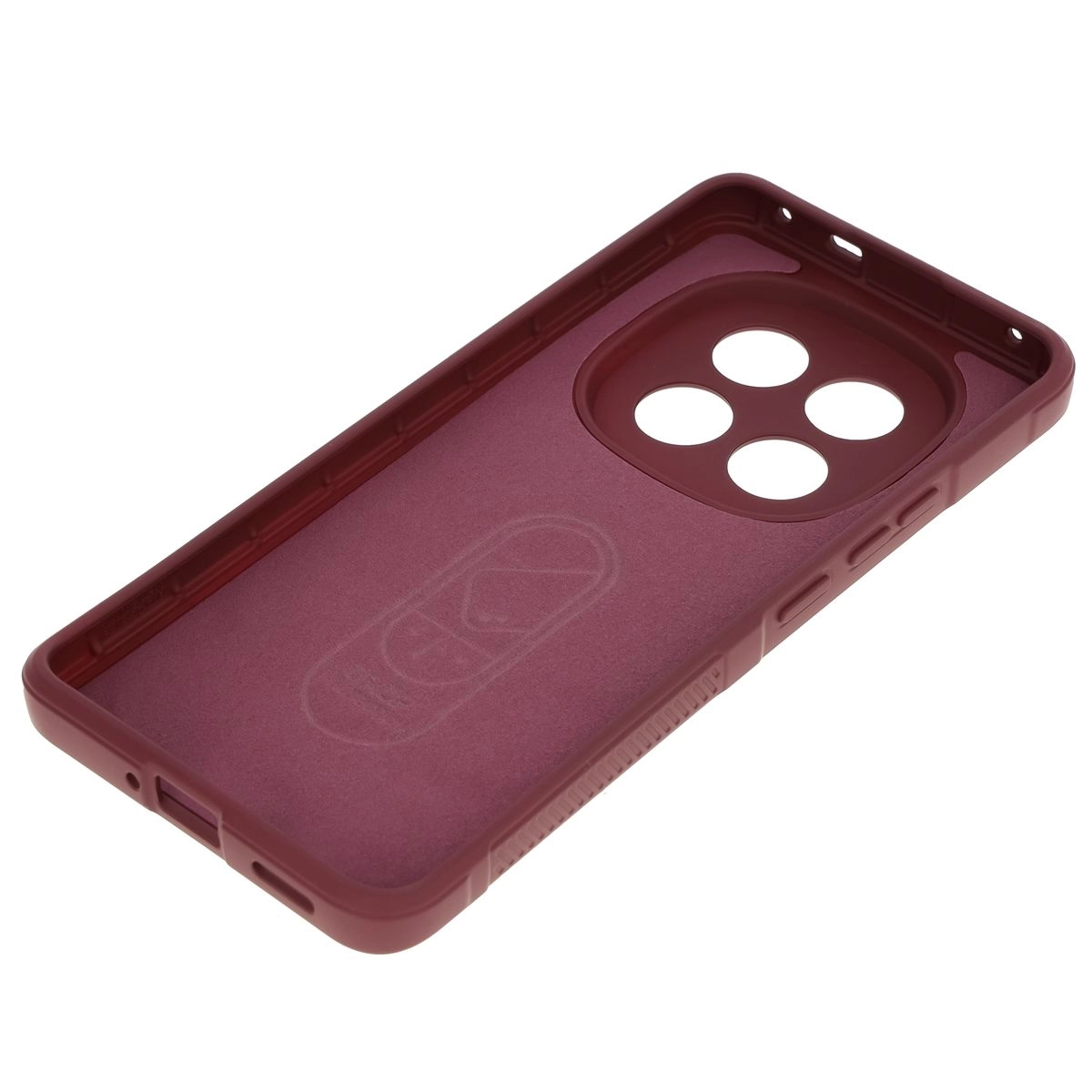 Etui Bizon Tur do Xiaomi Redmi Note 14 Pro Plus 5G Ciemnofioletowy