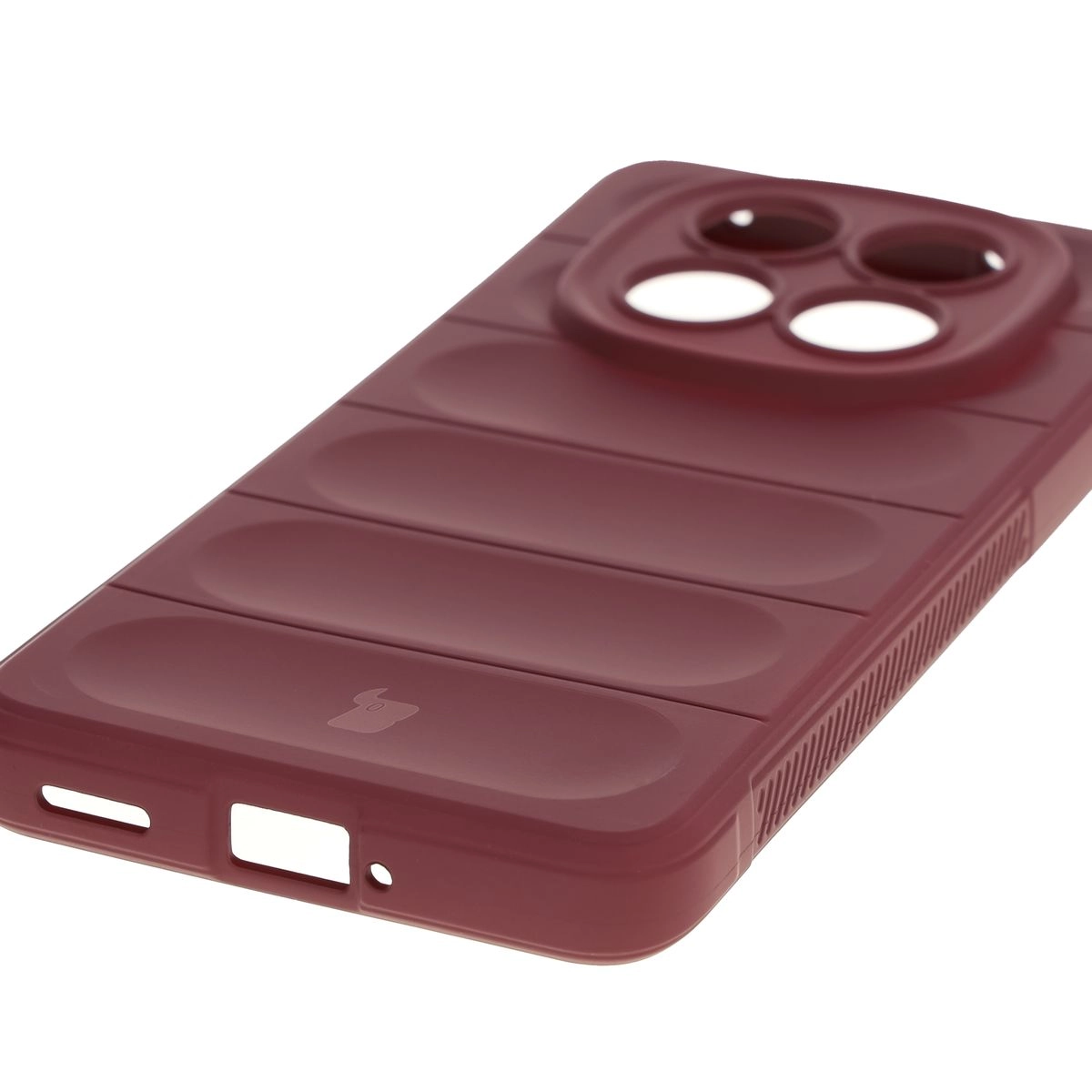 Etui Bizon Tur do Xiaomi Redmi Note 14 Pro Plus 5G Ciemnofioletowy