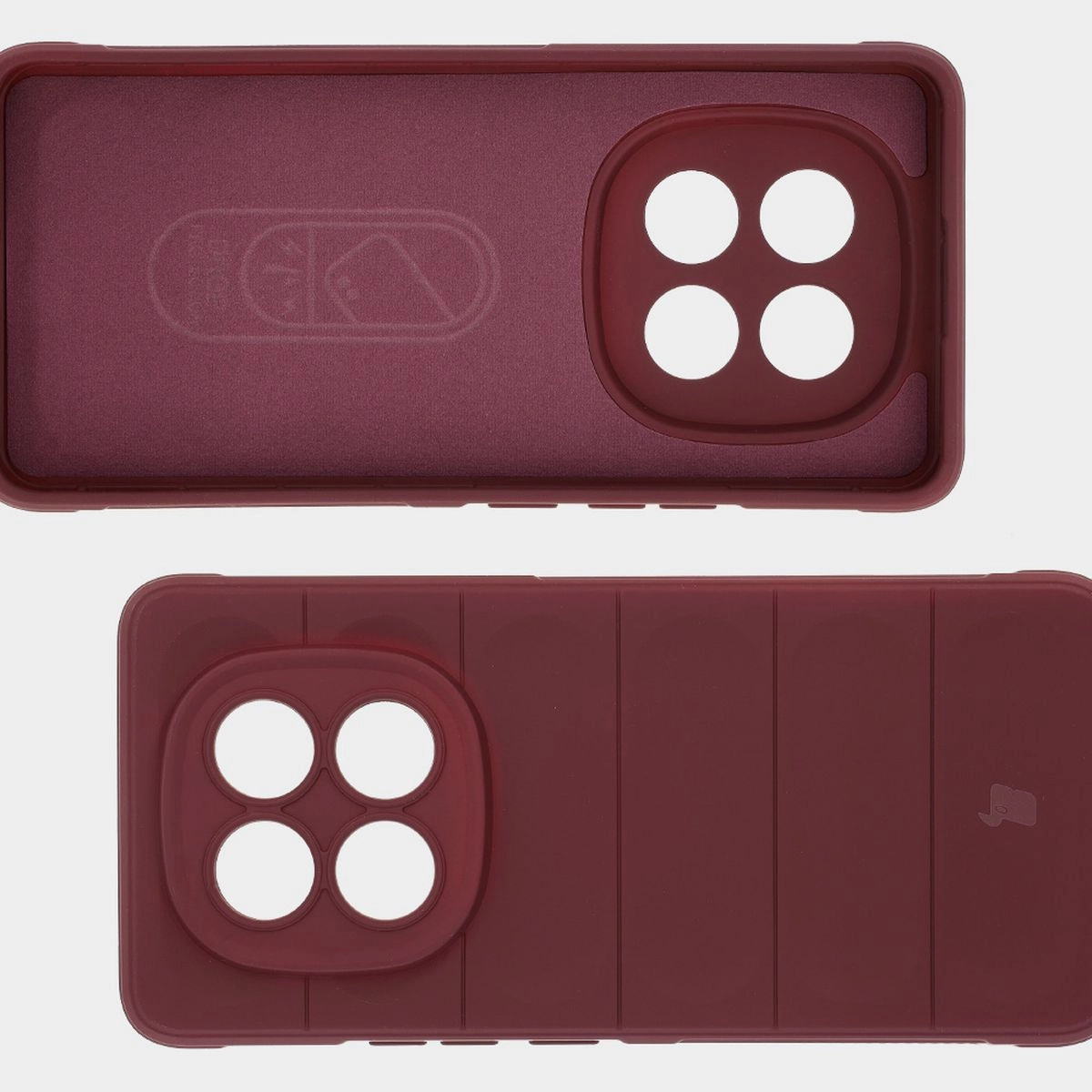 Etui Bizon Tur do Xiaomi Redmi Note 14 Pro Plus 5G Ciemnofioletowy