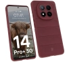Etui Bizon Tur do Xiaomi Redmi Note 14 Pro Plus 5G Ciemnofioletowy