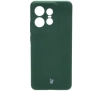 Etui Bizon Silikonowe Soft do Motorola Edge 50 Pro Ciemnozielony