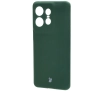 Etui Bizon Silikonowe Soft do Motorola Edge 50 Pro Ciemnozielony