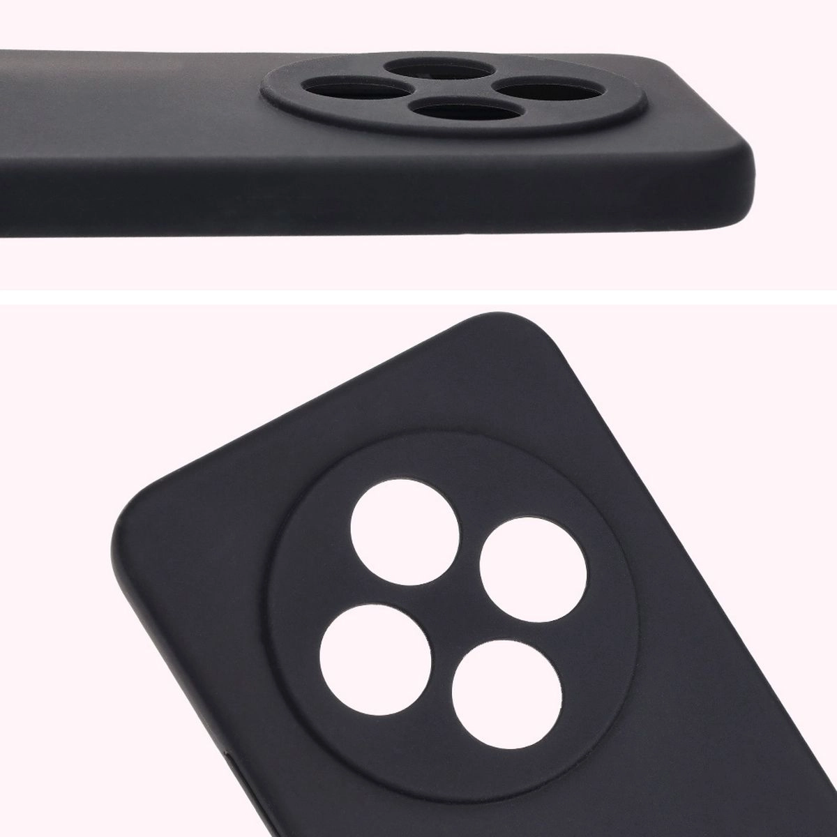 Etui Bizon Silikonowe Soft do Xiaomi Redmi 14C 4G/Poco C75 Czarny