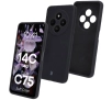 Etui Bizon Silikonowe Soft do Xiaomi Redmi 14C 4G/Poco C75 Czarny