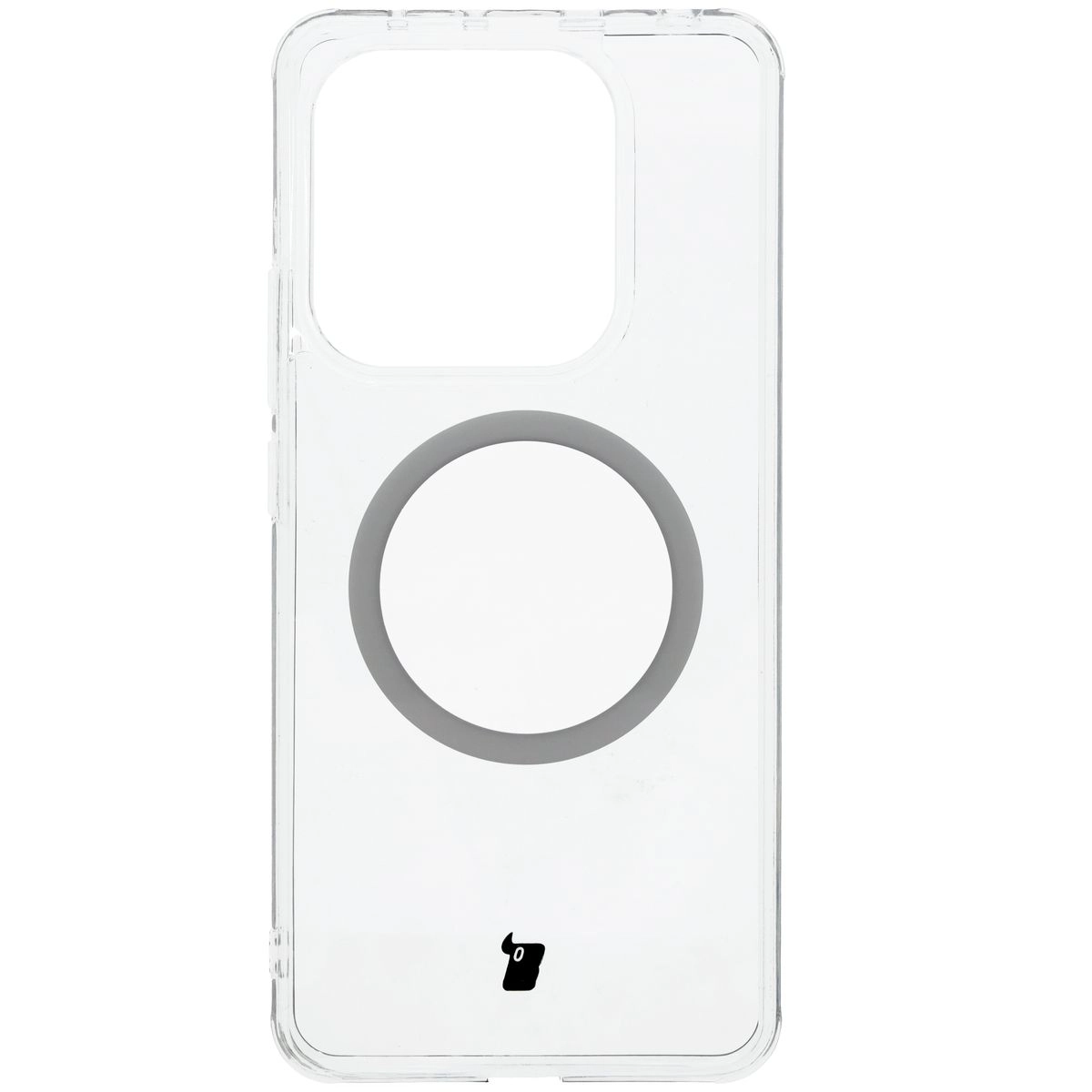 Etui Bizon CrystalO z MagSafe do Xiaomi Redmi Note 14 5G Przezroczyste