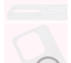 Etui Bizon CrystalO z MagSafe do Xiaomi Redmi Note 14 5G Przezroczyste