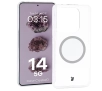 Etui Bizon CrystalO z MagSafe do Xiaomi Redmi Note 14 5G Przezroczyste