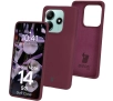 Etui Bizon Silikonowe Soft do Xiaomi Redmi Note 14 5G Ciemno-fioletowy