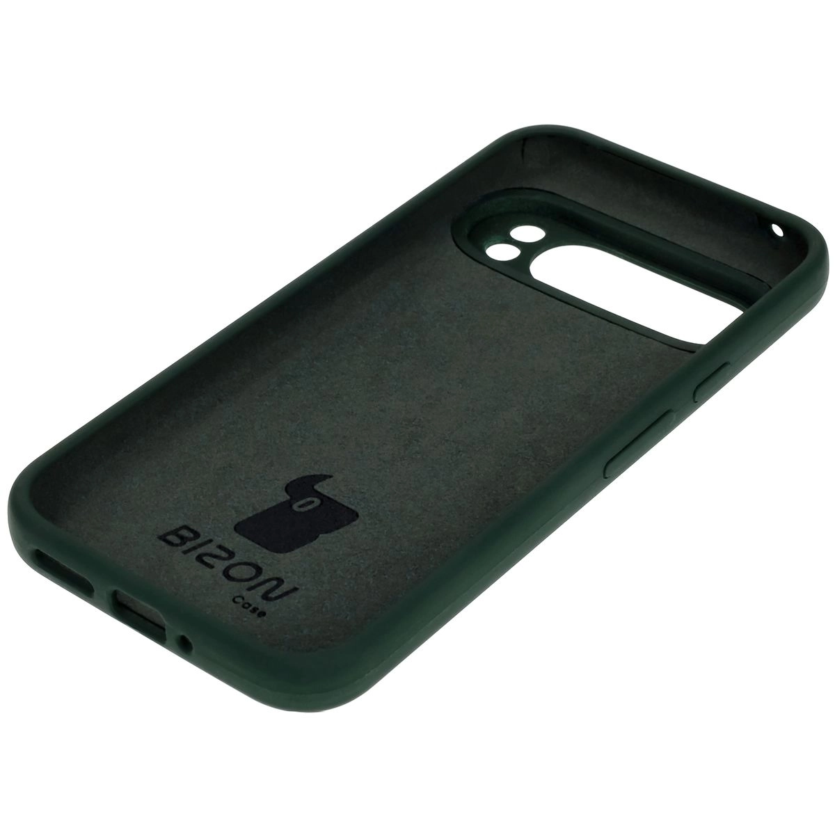 Etui Bizon Silikonowe Soft do Google Pixel 9 Pro XL Ciemnozielony