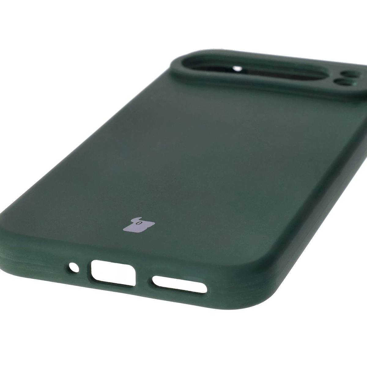 Etui Bizon Silikonowe Soft do Google Pixel 9 Pro XL Ciemnozielony
