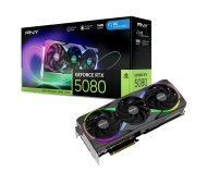 PNY GeForce RTX 5080 ARGB EPIC-X RGB Overclocked Triple Fan 16GB GDDR7 256bit DLSS 4