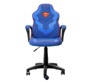 Trust GXT 703SM Revvo Kids Dla dzieci do 110kg Tkanina Skóre ECO Niebieski Superman
