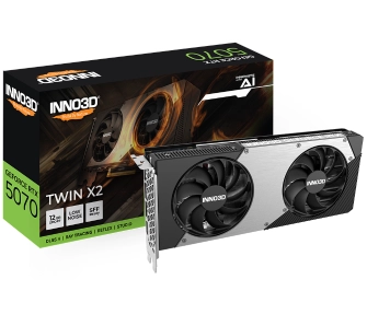Karta graficzna Inno3D GeForce RTX 5070 Twin X2 12GB GDDR7 192bit DLSS 4
