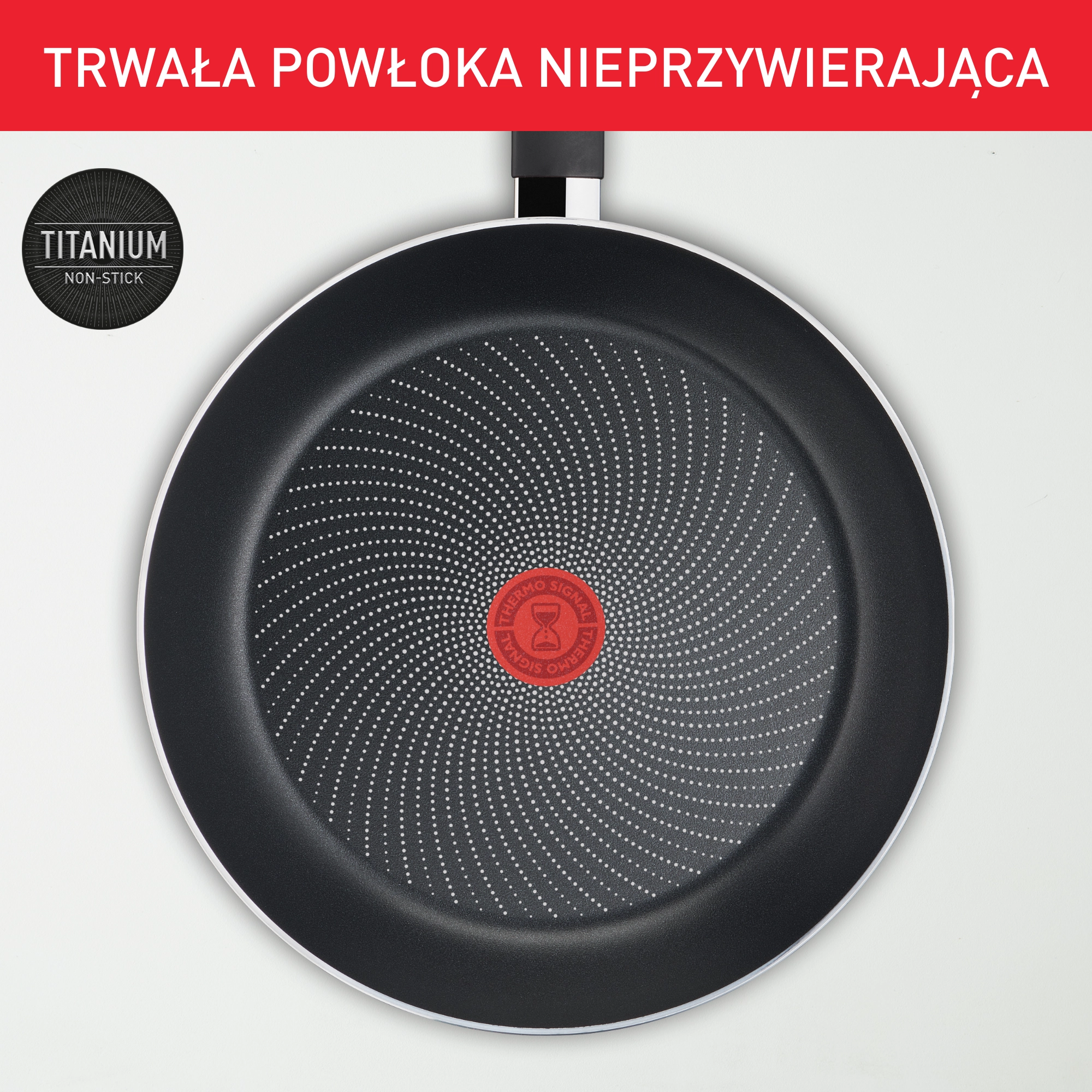 Patelnia Tefal Start Easy C2690721 Indukcja Titanium 30cm