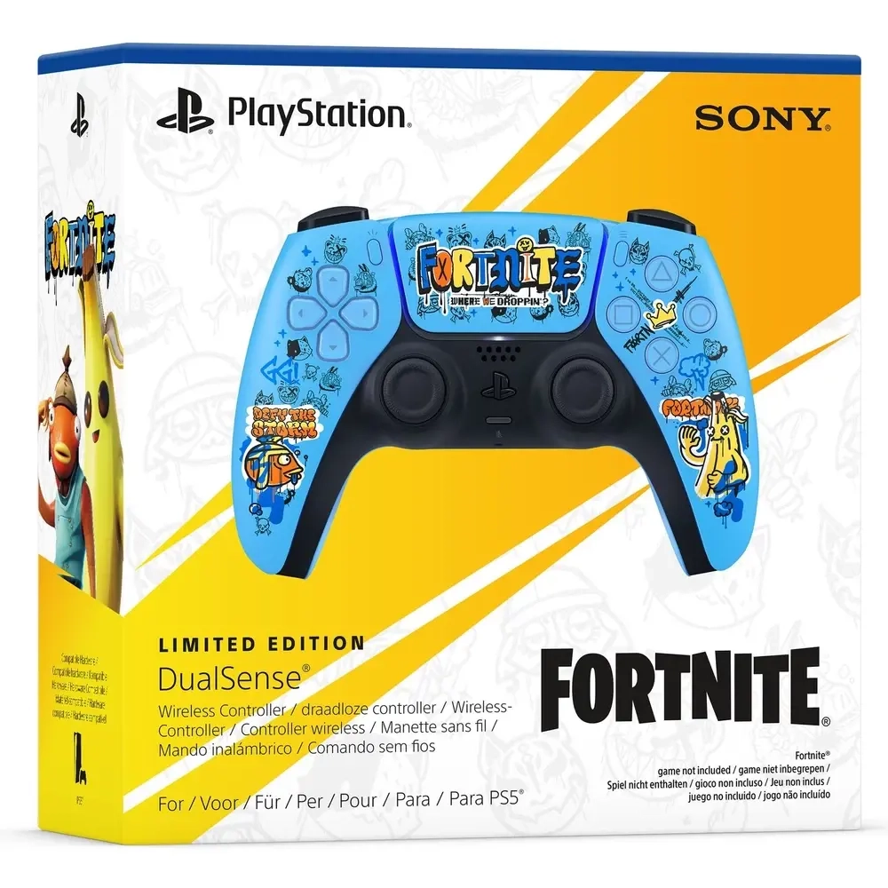 Konsola Sony PlayStation 5 Slim D Chassis (PS5) 1TB z napędem Astro Bot Bundle + Dodatkowy Pad Edycja Limitowana FORTNITE