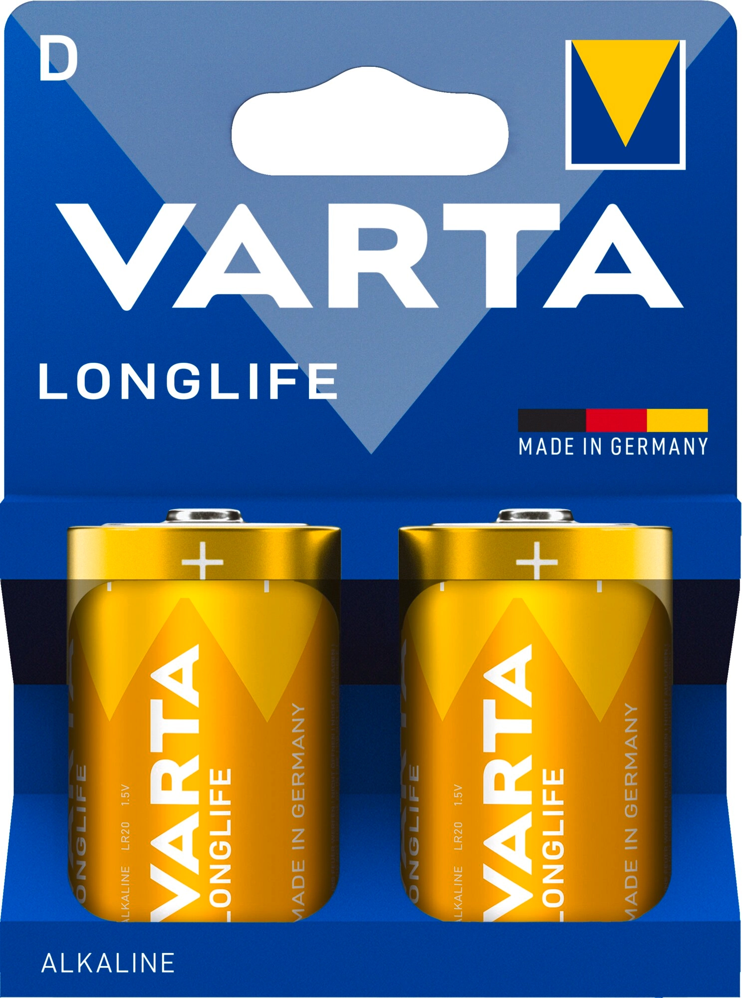 Baterie VARTA LR20 Longlife 2szt.