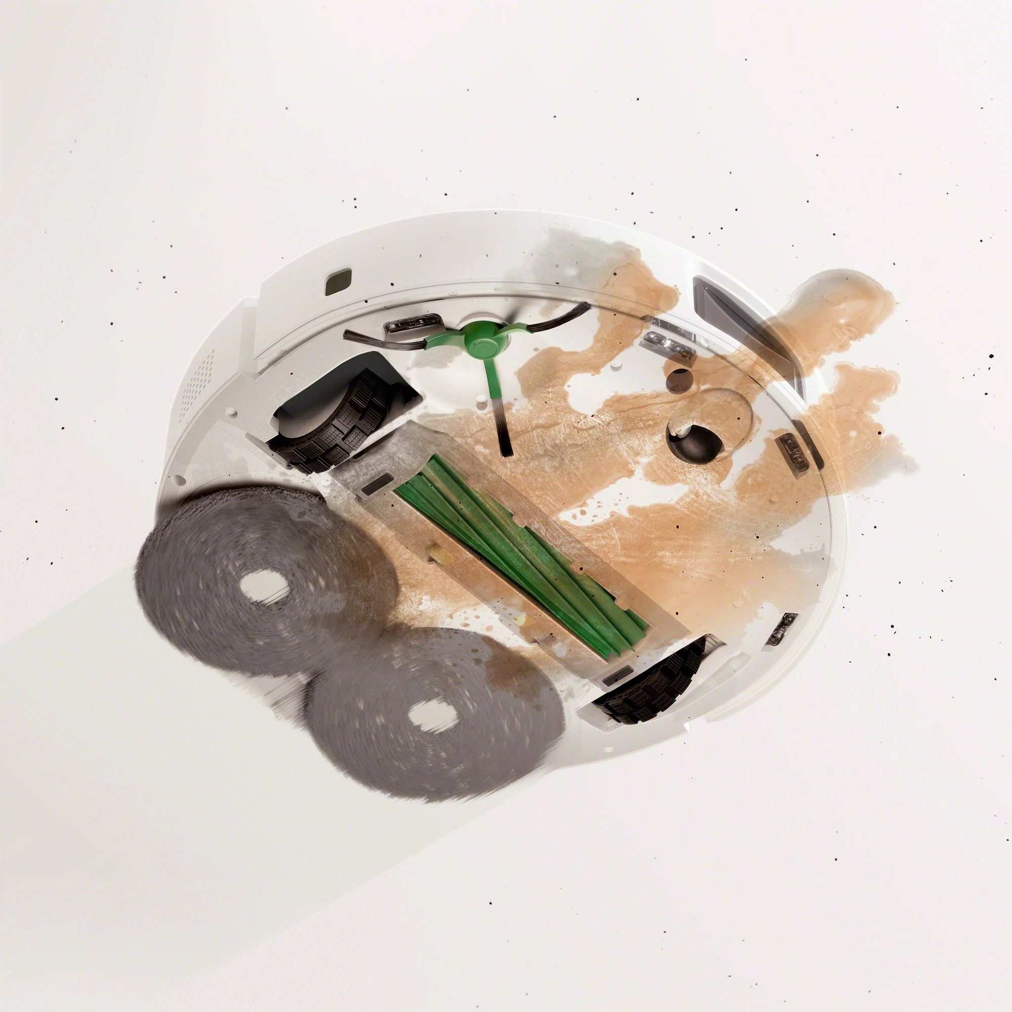 Robot sprzątający iRobot Roomba Plus 505 Combo Funkcja mopowania Stacja oczyszczająca Tworzenie mapy pomieszczenia 68dB Biały
