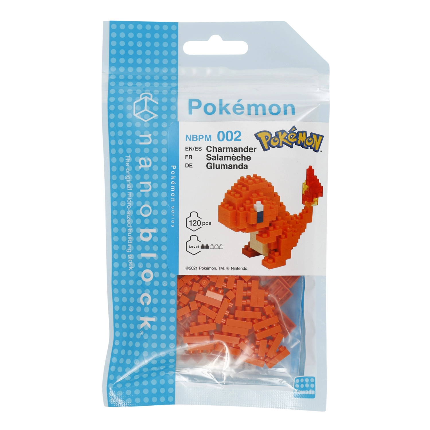 Model do składania Bandai Nanoblock Pokemon - Charmander