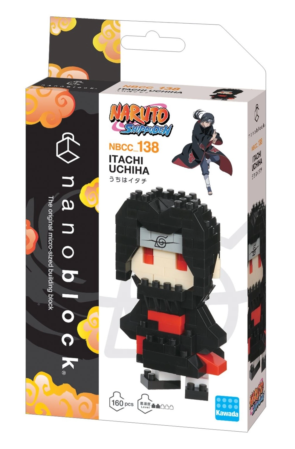 Model do składania Bandai Nanoblock Naruto - Itachi Uchiha