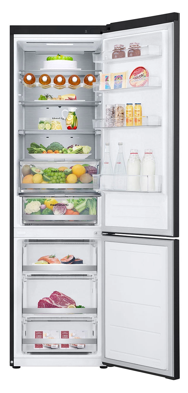 Lodówka LG GBV7270CEV Pełny No Frost 203cm Komora świeżości Zdalne sterowanie Ciemny grafit mat