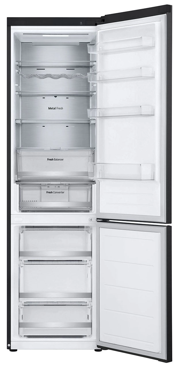 Lodówka LG GBV7270CEV Pełny No Frost 203cm Komora świeżości Zdalne sterowanie Ciemny grafit mat