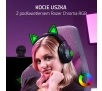 Słuchawki bezprzewodowe z mikrofonem Razer Kraken Kitty V2 BT Black Nauszne Czarny