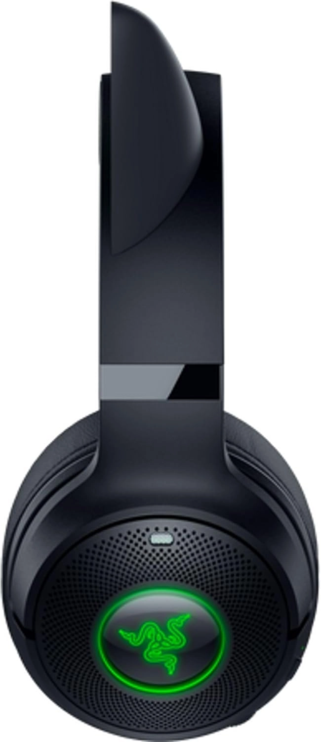 Słuchawki bezprzewodowe z mikrofonem Razer Kraken Kitty V2 BT Black Nauszne Czarny