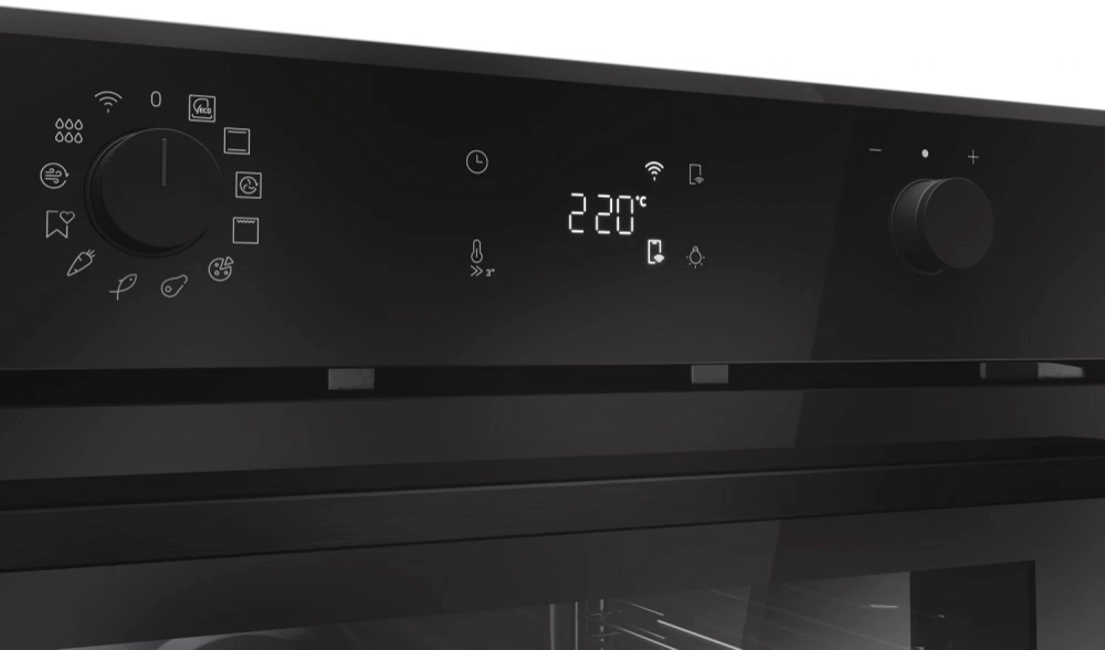 Piekarnik elektryczny Haier ID Seria 2 H6 ID2P5B3ECTB Termoobieg AirFry Zdalne sterowanie Czarny