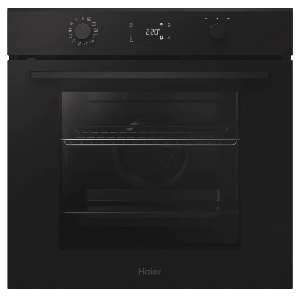 Piekarnik elektryczny Haier ID Seria 2 H6 ID2P5B3ECTB Termoobieg AirFry Zdalne sterowanie Czarny