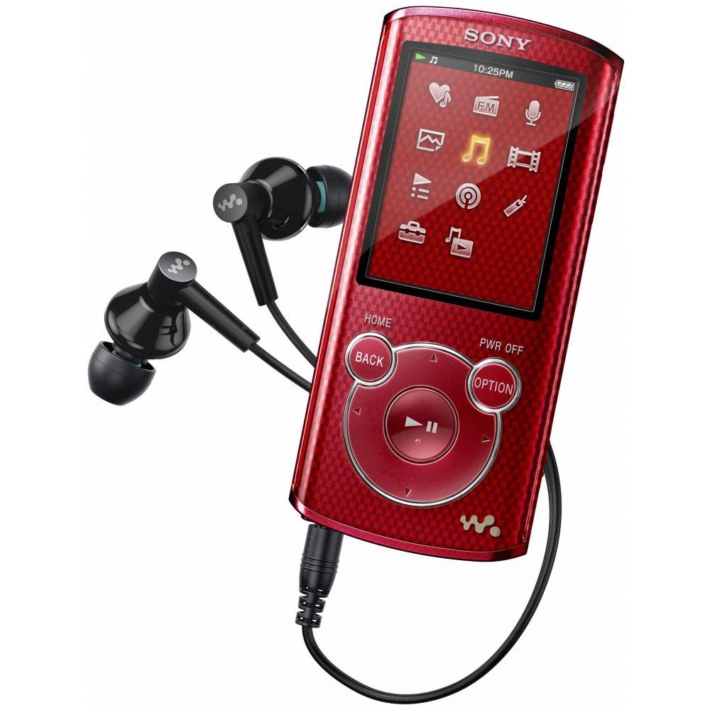 Odtwarzacz Sony NWZ-E463 (czerwony)