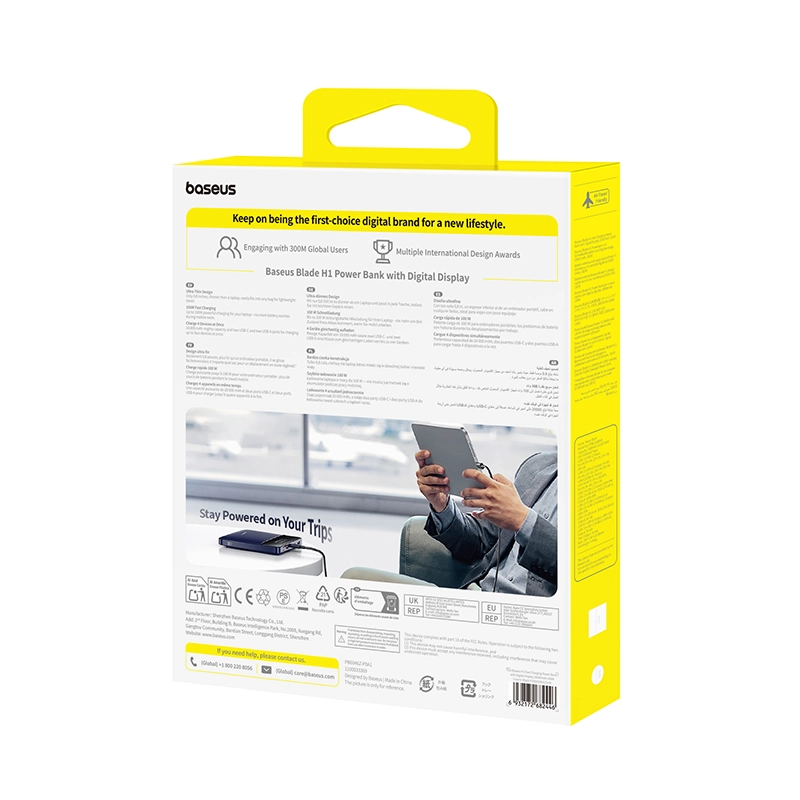 Powerbank Baseus Blade H1 Lite 20000mAh 100W Czarny