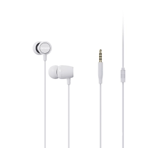 Słuchawki przewodowe Aiwa ESTM-20/WT Dokanałowe Biały