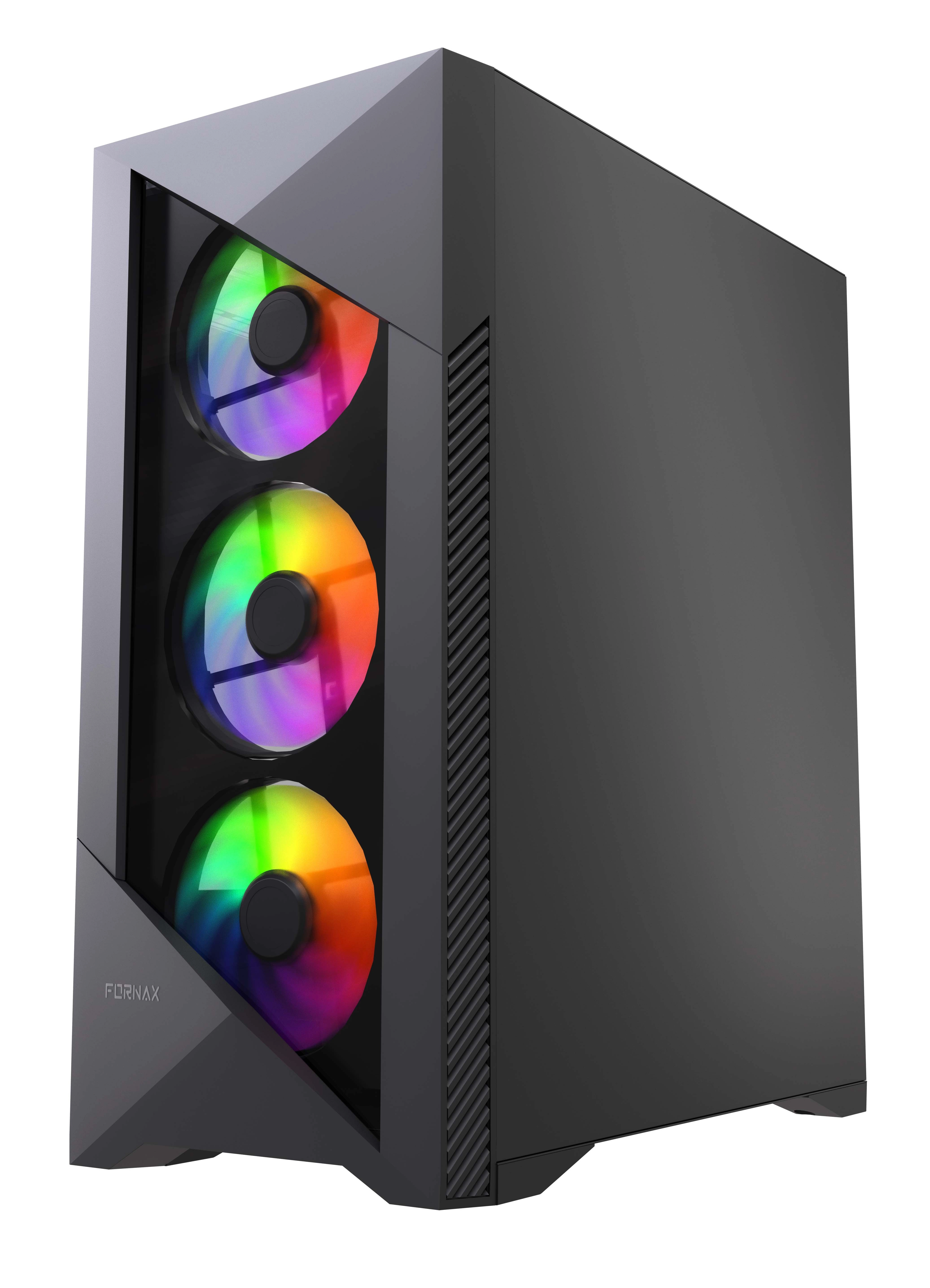 Obudowa Gembird Fornax 9000 ARGB Czarny