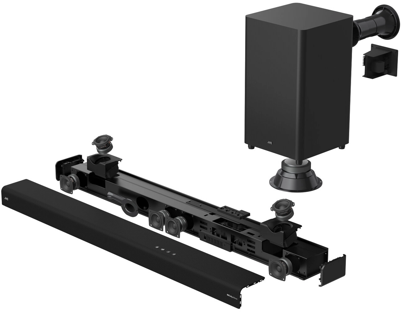 Soundbar JVC TH-E754B 3.1.2 Bluetooth Dolby Atmos