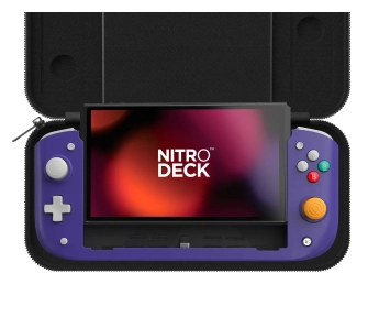 Kontroler Crkd Nitro Deck Retro Purple Limited Edition with Carry Case do Nintendo Switch