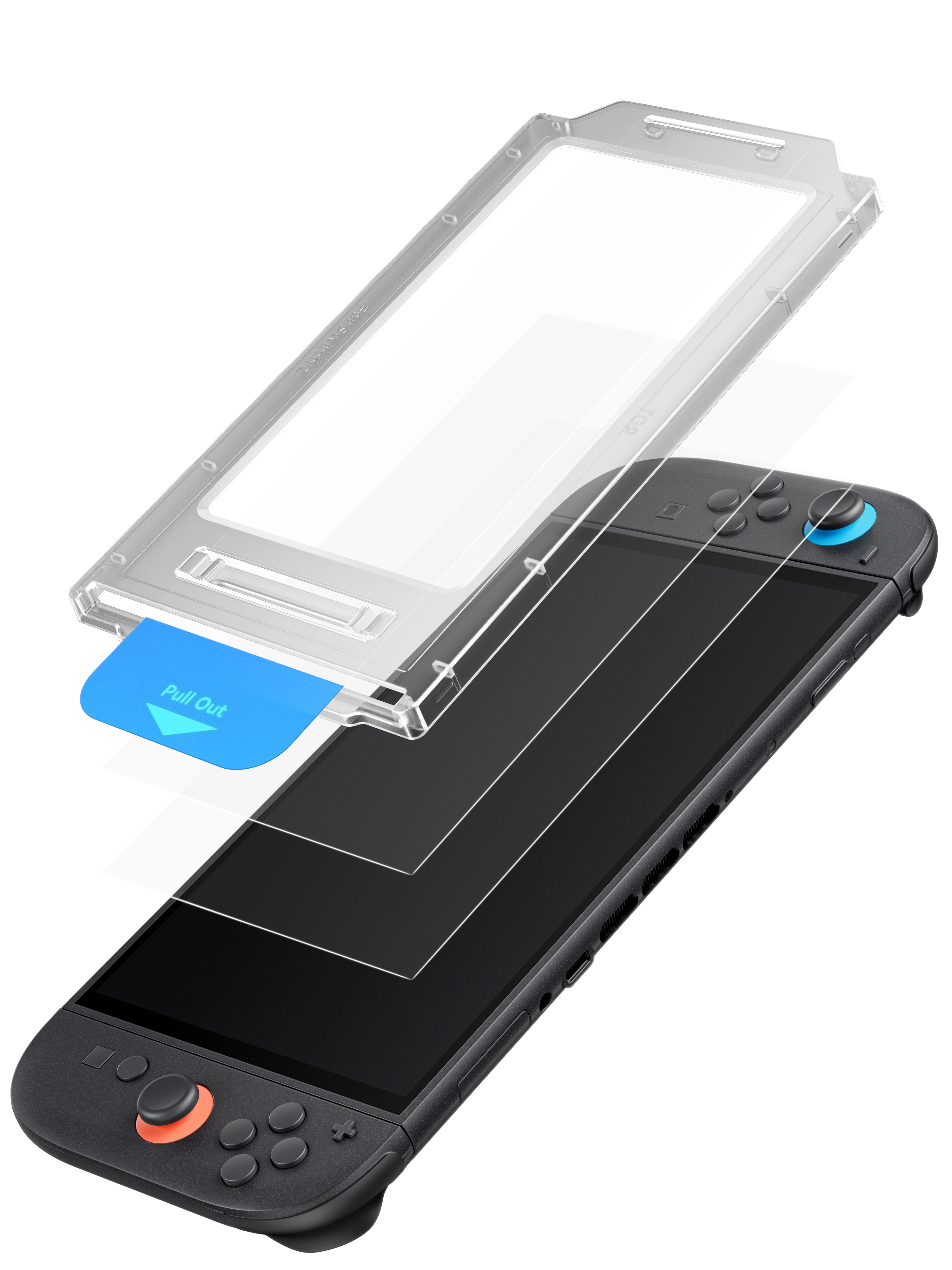 Szkło hartowane Yaxo YGGSDG01T Glass Set z aplikatorem do Nintendo Switch 2