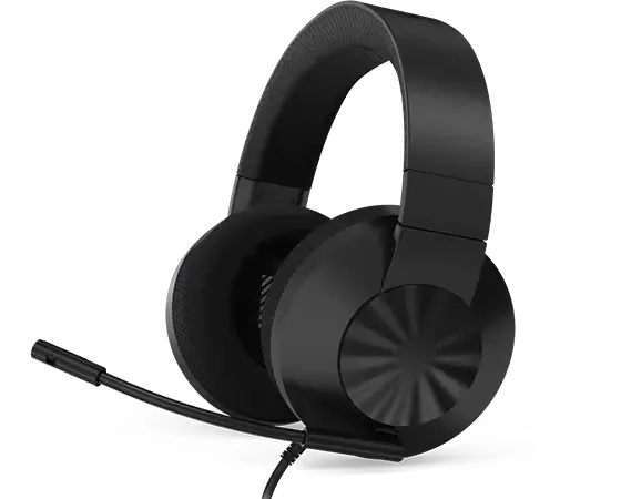 Słuchawki przewodowe z mikrofonem Lenovo H210 Nauszne Czarny