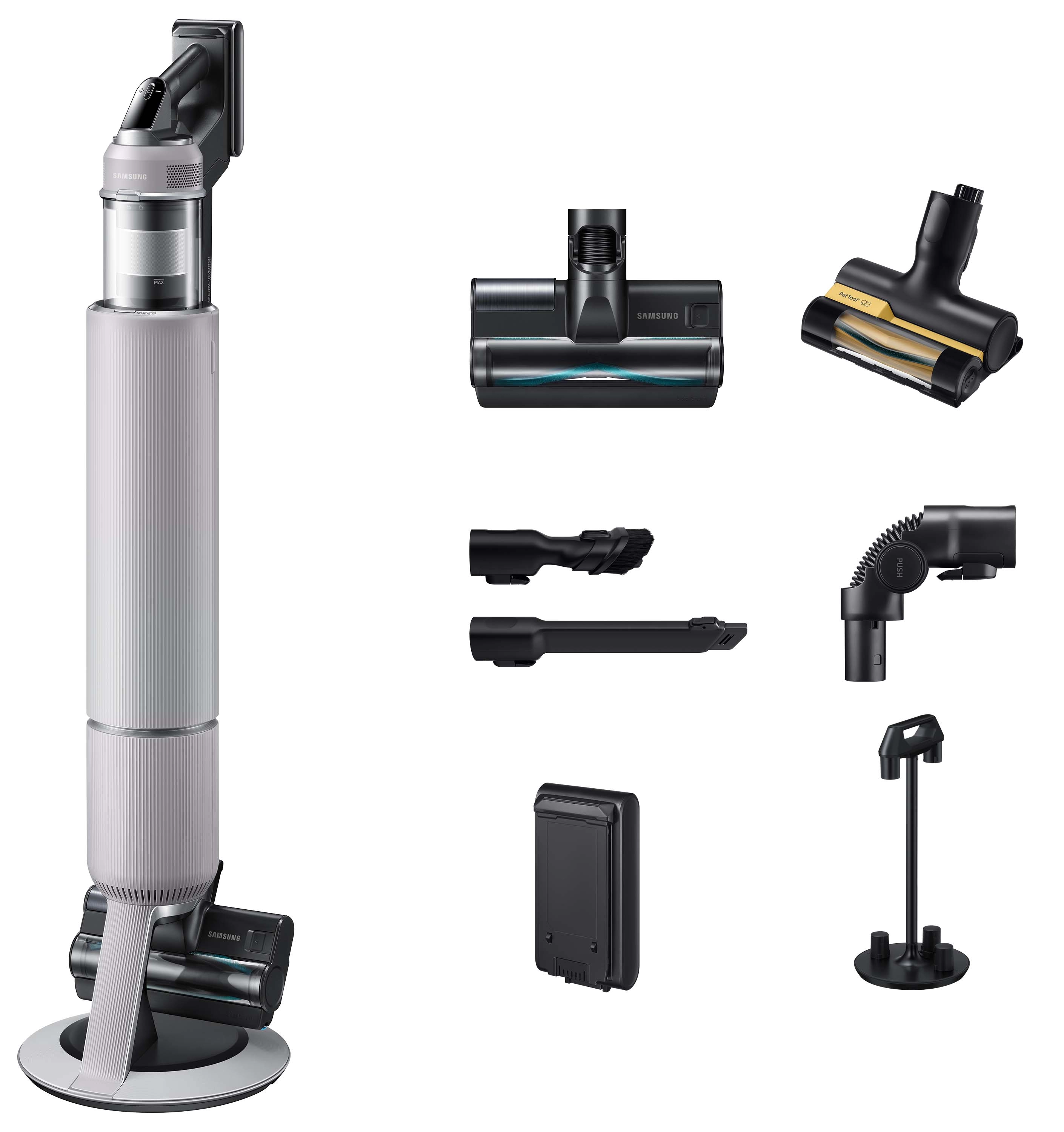 Odkurzacz bezprzewodowy Samsung Bespoke AI Jet Lite Pet VS80F28DLP/GE Wymienny akumulator Mini elektroszczotka