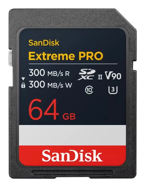 Karta pamięci SANDISK Extreme PRO SDXC 64GB 300MB/S V90