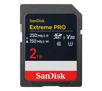 Karta pamięci SANDISK Extreme PRO SDXC 2TB 250/150MB/S